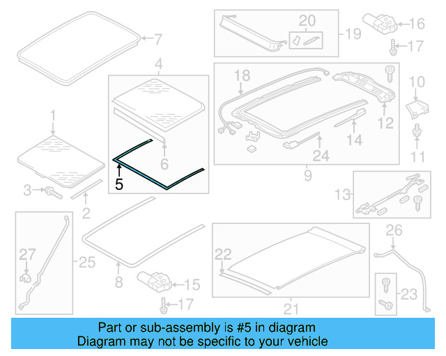 Rear Weather 7P0-877-297-A - View 6