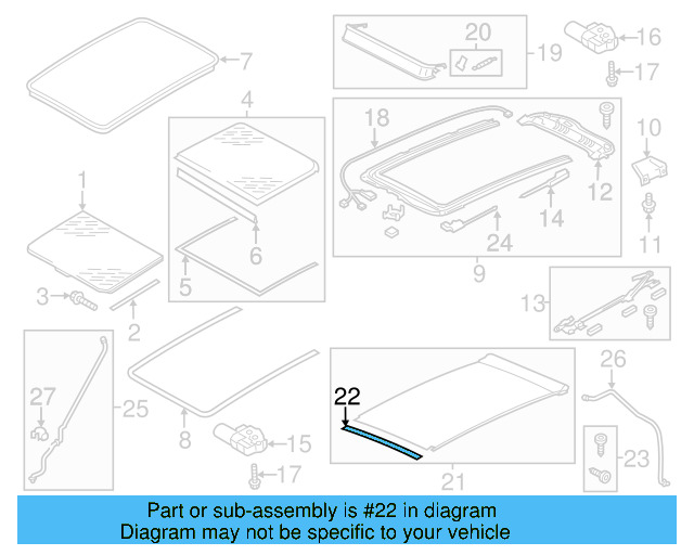 Sunshade Mount Kit 7P0-898-920 - View 8