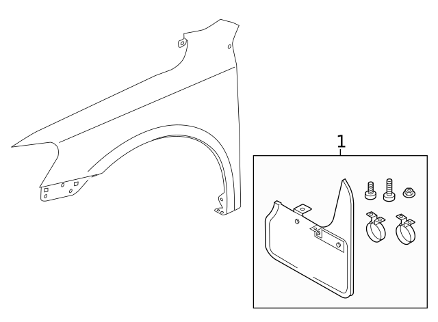 Splash Guards 561-075-111-A - View 4