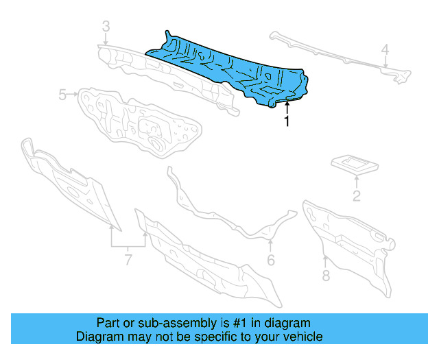 Cowl Panel 1HM-803-155 - View 4