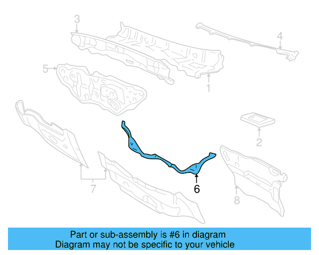 Dash Panel Frame 1H0-803-187 - View 3