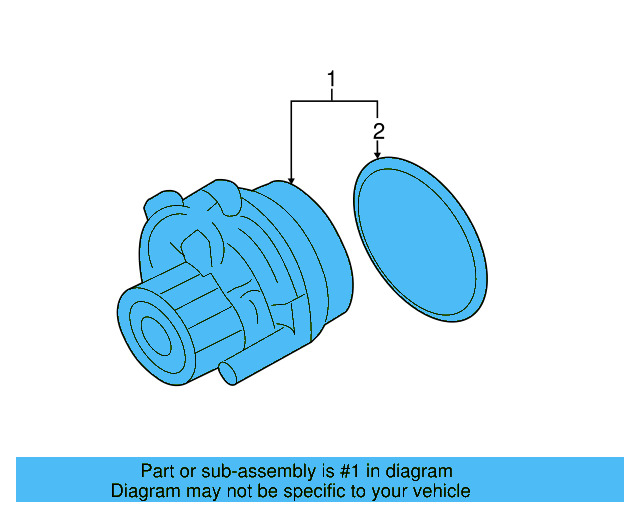 Water Pump 06H121026AB - View 5