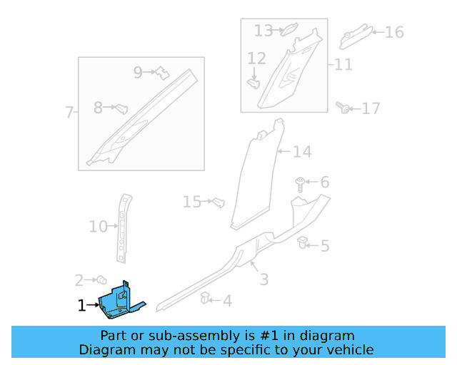 Cowl Trim 3G8-863-483-82V - View 3
