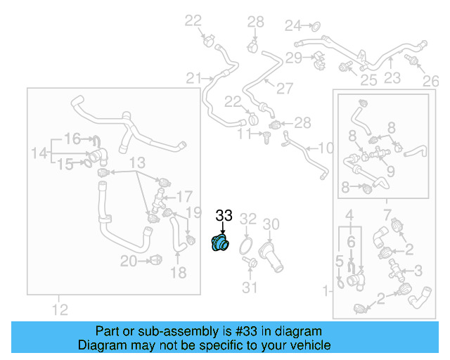 Thermostat 03G-121-113 - View 2
