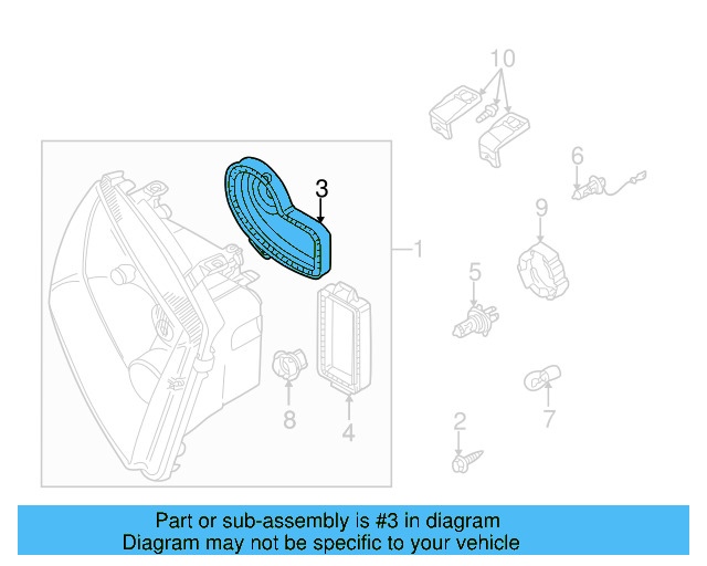Rear Cover 1J5-941-608 - View 3