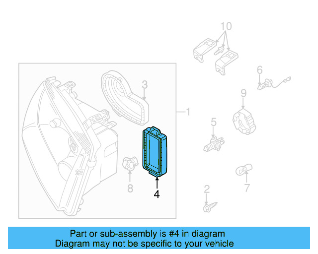 Rear Cover 1J5-941-607-A - View 4