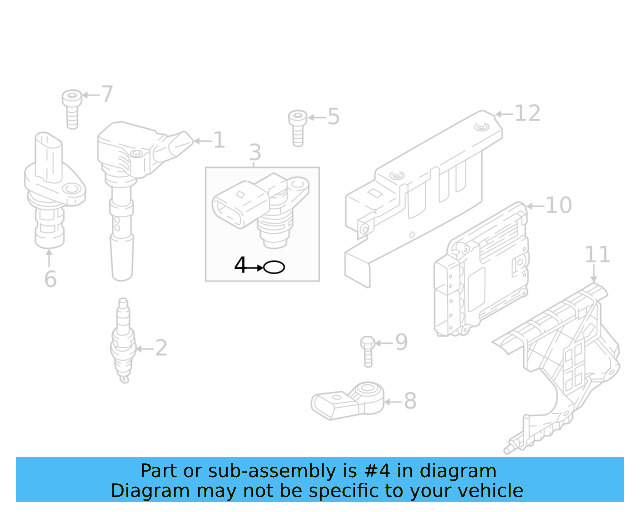 Camshaft Sensor O 030-906-149-A - View 2