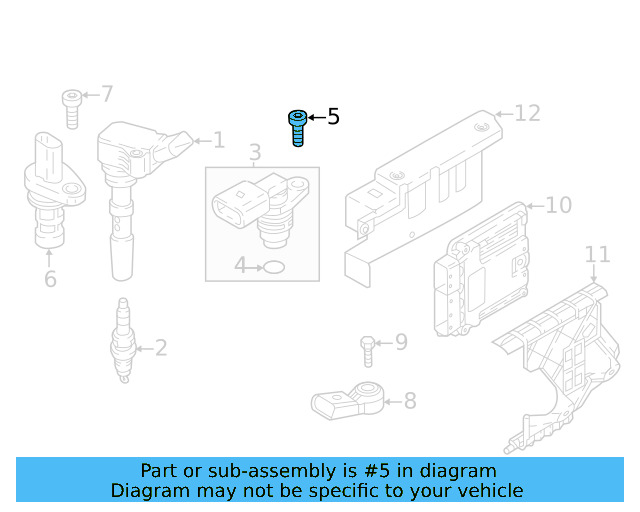 Camshaft Sensor Bolt N-104-514-05 - View 9