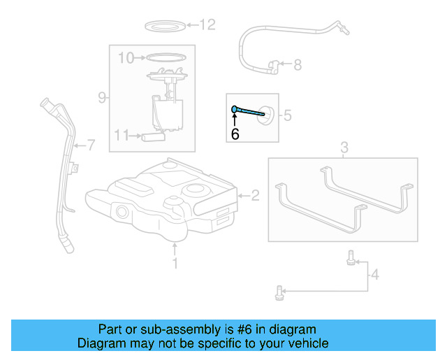 Fuel Cap Strap 7B0-201-556 - View 5