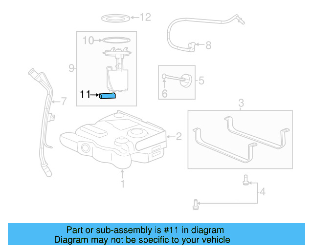 Fuel Sender Unit 7B0-919-673-A - View 3