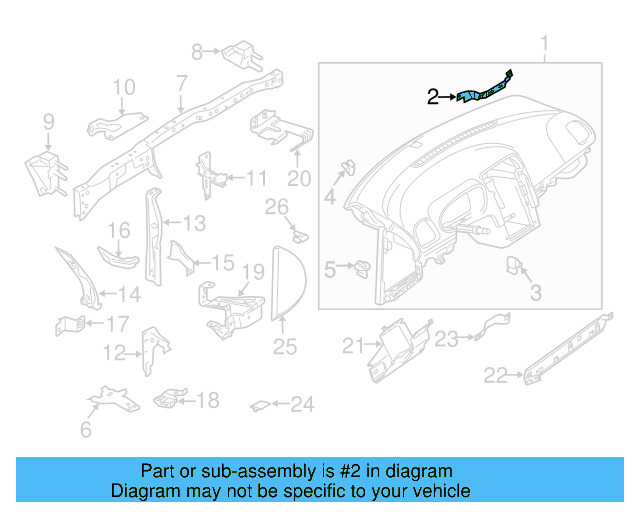 Center Support 1K1-858-897-B - View 18