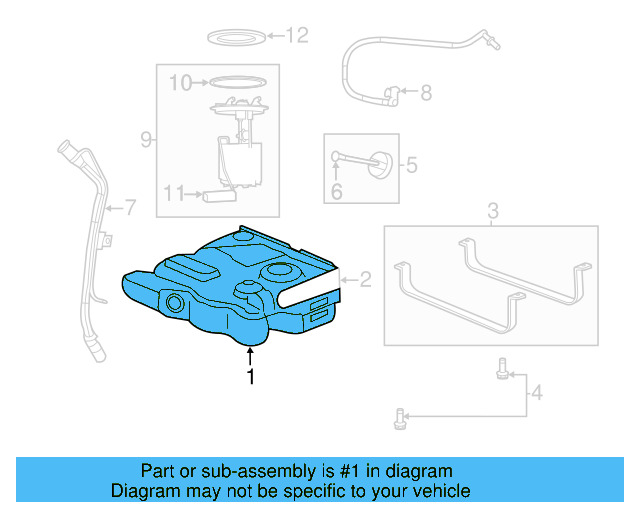 Fuel Tank 7B0-201-060-D - View 3
