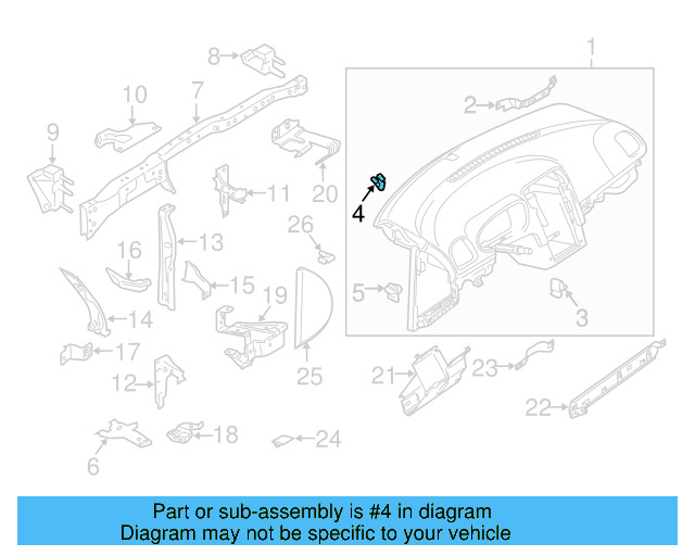 Side Cover Clip 1K0-867-388-A - View 211