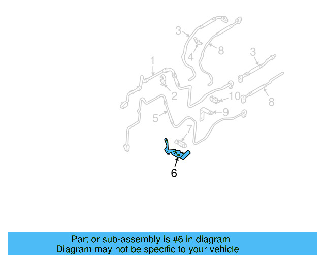Suction Pipe Bracket 7L0-819-605-A - View 12