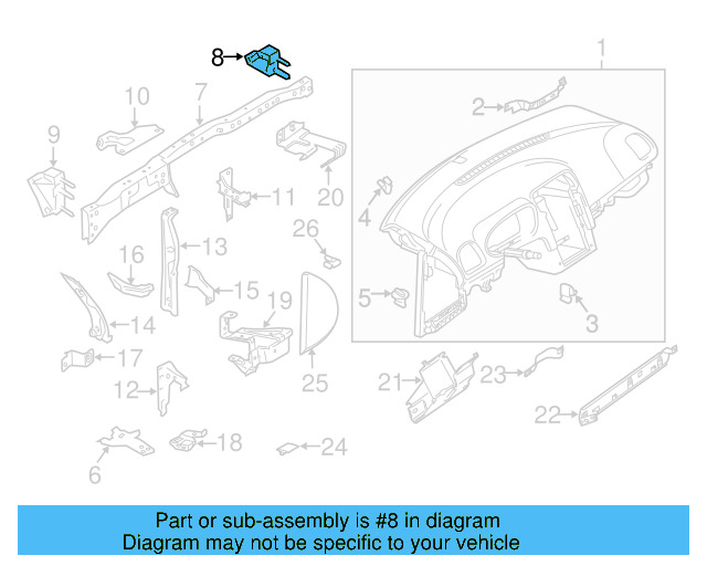 Bracket 1K1-857-022-D - View 27