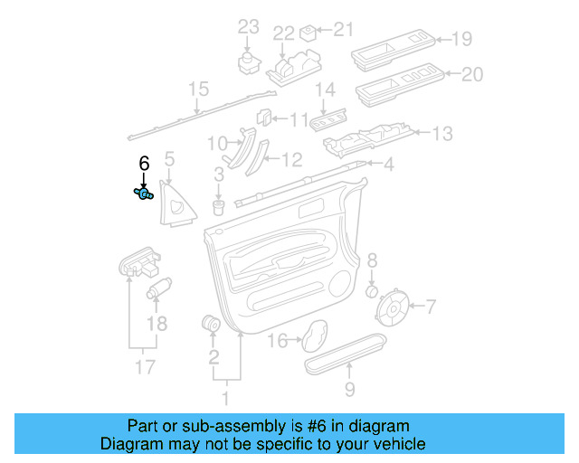 Corner Trim Clip 3B0-837-732 - View 3