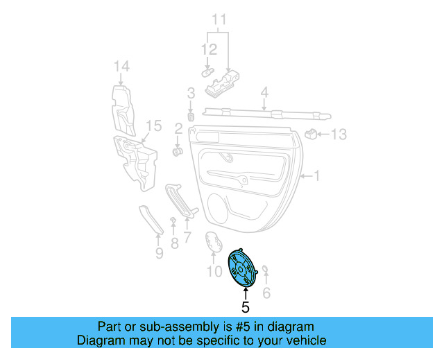 Speaker Grille 3B0-868-149-U71 - View 19