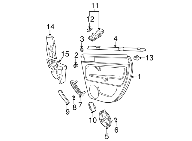 Speaker Grille Retainer N-900-151-02 - View 10