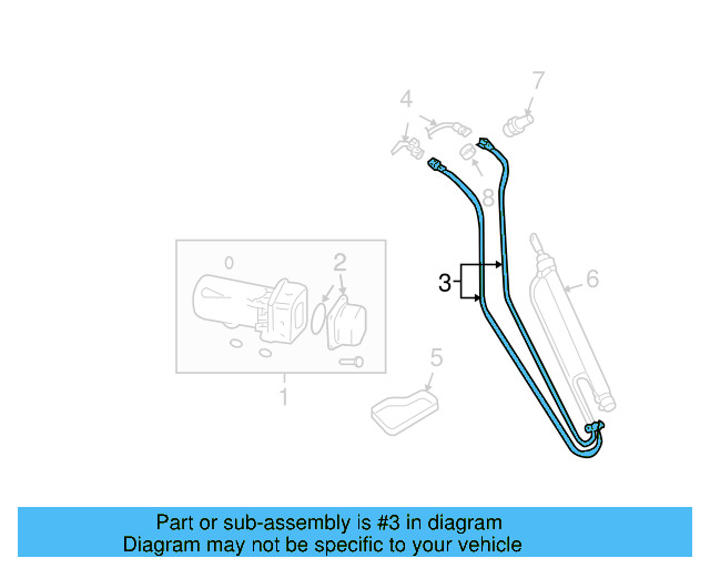 Pressure Hose 1Y0-871-794-A - View 4