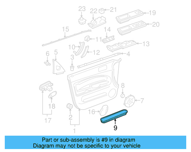 Insert 3B0-868-133-B-89J - View 6