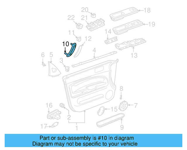 Pull Handle 3B4-867-180-A-7DE - View 7
