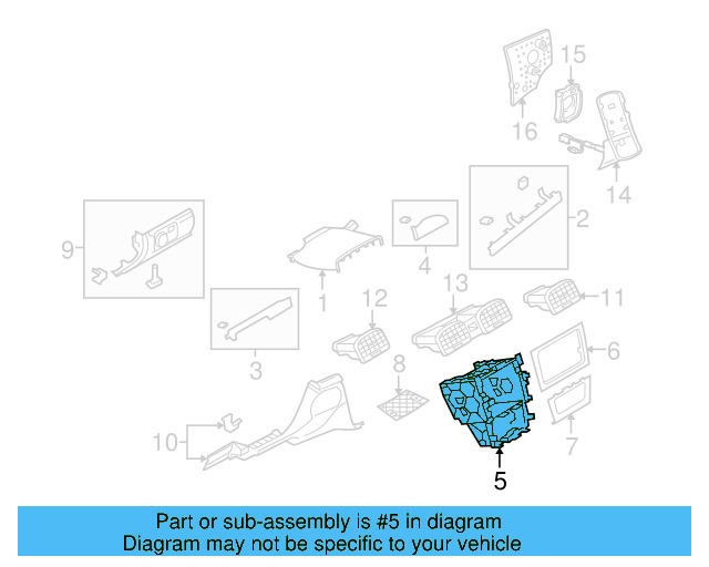 Instrument Panel Plug 1T0-857-489 - View 98