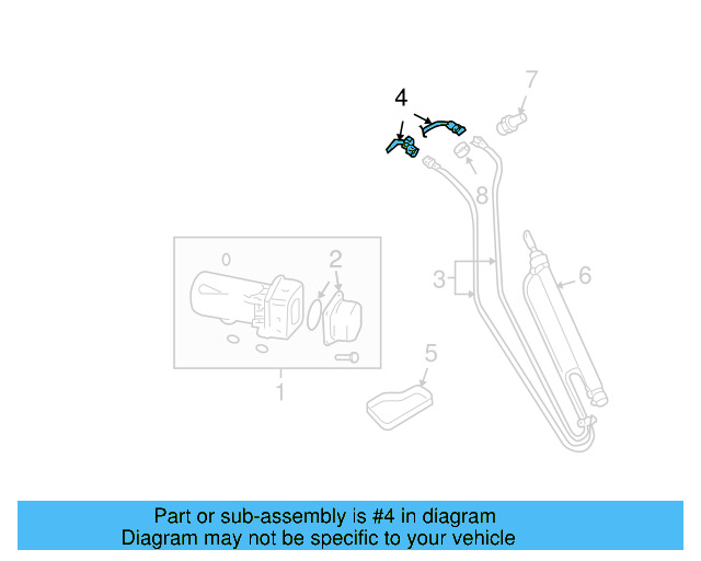 Pressure Hose 1Y0-871-793-A - View 3