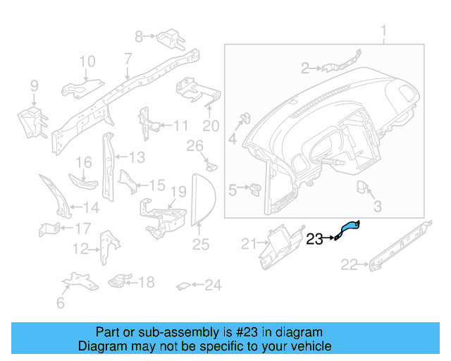 Lower Support 1K0-857-392 - View 4