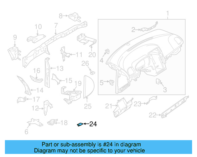Instrument Panel Cover 5K0-919-068