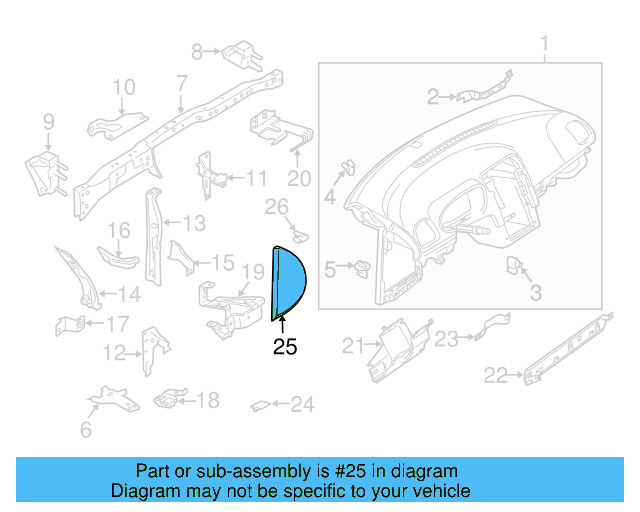 Side Cover 5K0-858-248-D-82V - View 3