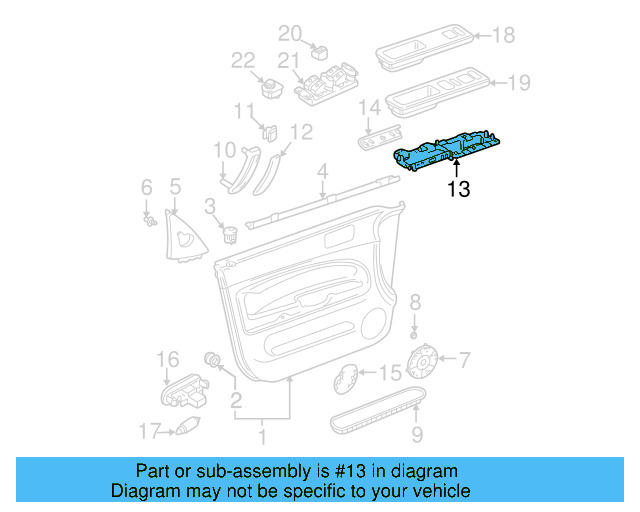Pull Handle 3B0-867-180-A-92Y - View 10