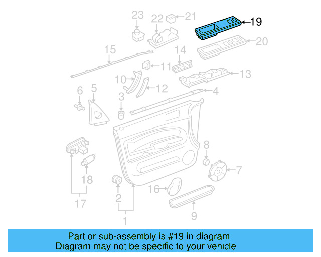 Switch Bezel 3B1-867-171-D-7DE - View 13