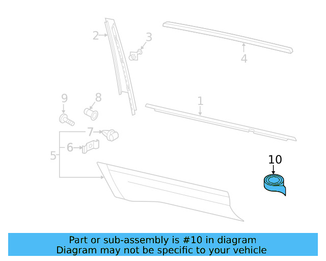 Door Shell Tape D-437-S40-A2 - View 32
