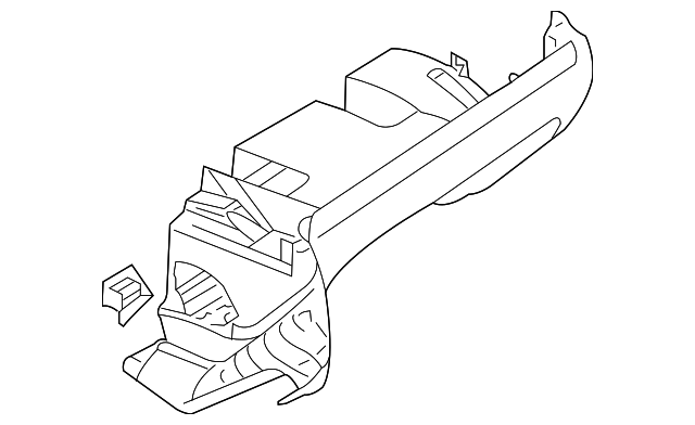 Instrument Panel Knee Bolster 1K1-857-114-AC-82V - View 4
