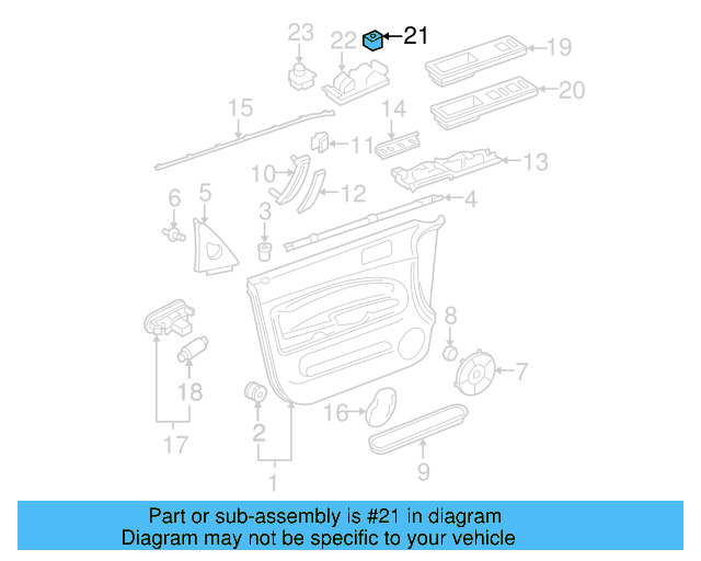 Window Switch 1J4-959-857-D - View 9