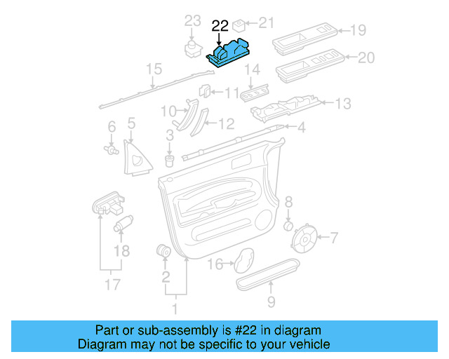 Window Switch 1J4-959-857-D - View 19