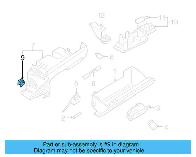 Lock Plate 1K1-858-544-9B9 - View 16