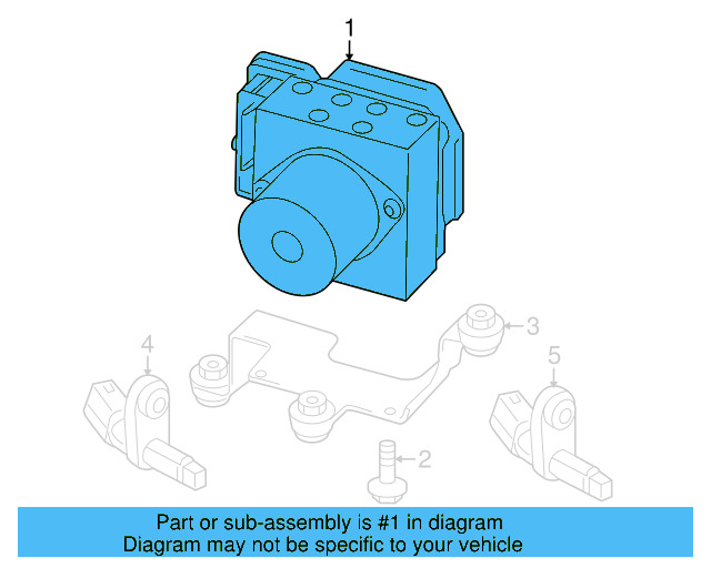 ABS Control Unit 5N0-614-109-R-BEF - View 3