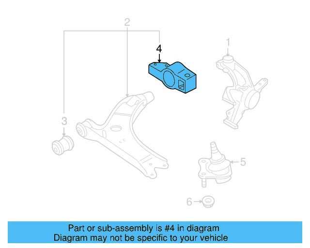 Suspension Control Arm Bracket 1K0-199-231-J - View 8