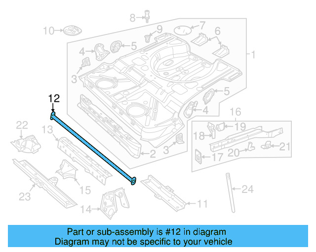 Rear Bracket 5C5-813-722 - View 11