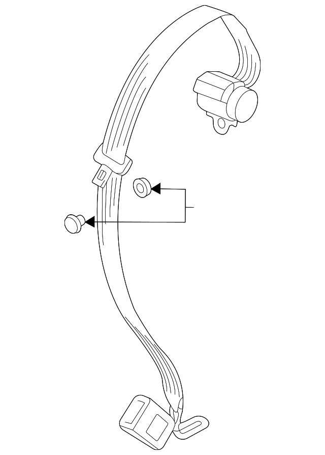 Center Belt Assembly 11A-857-807-A-RAA - View 2