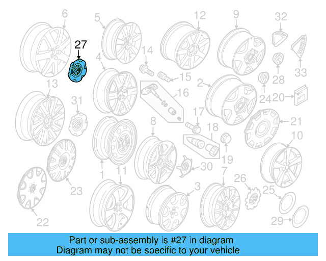 Center Cap 1C0-601-149-R-8Z8
