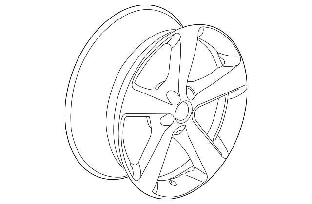 Wheel, Alloy 1C0-601-025-BA-8Z8 - View 13