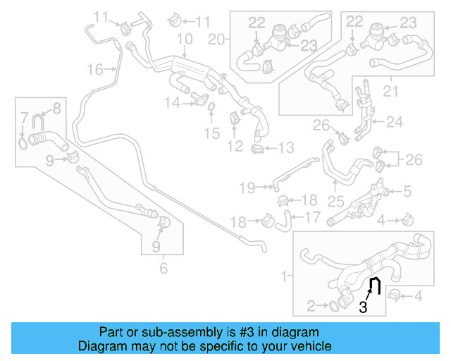 Upper Hose Retainer Spring 4E0-121-142 - View 11