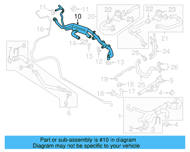 Overflow Hose 7P6-122-447-N - View 7