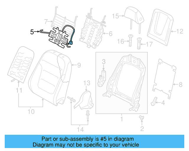 Lumbar Support 5N0-881-880-E - View 8