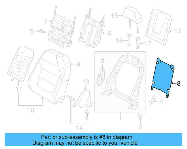 Seat Back Panel 5N0-881-989-D - View 9