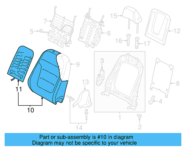 Seat Back Cover 7P6-881-806-FC-Y0C - View 3