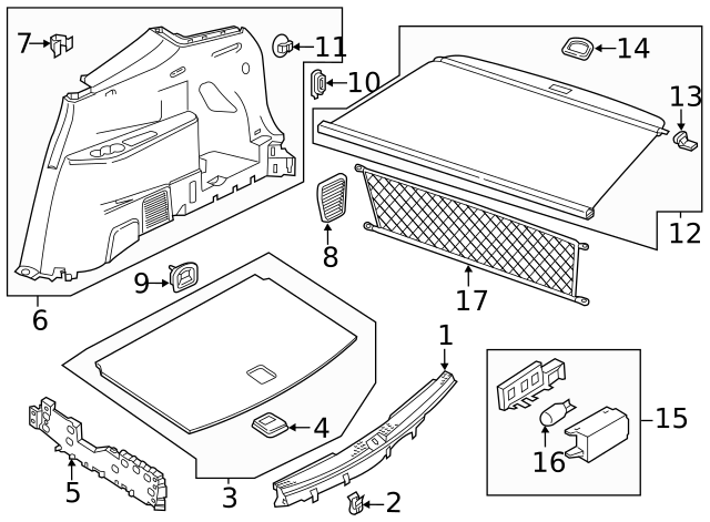 Lower Quarter Trim Retainer Clip 7L0-867-208