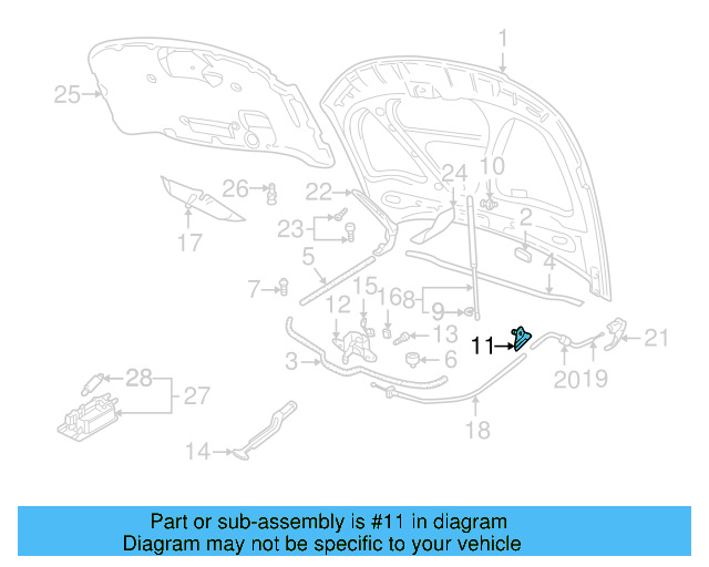 Strut Mount 3U0-823-401 - View 3